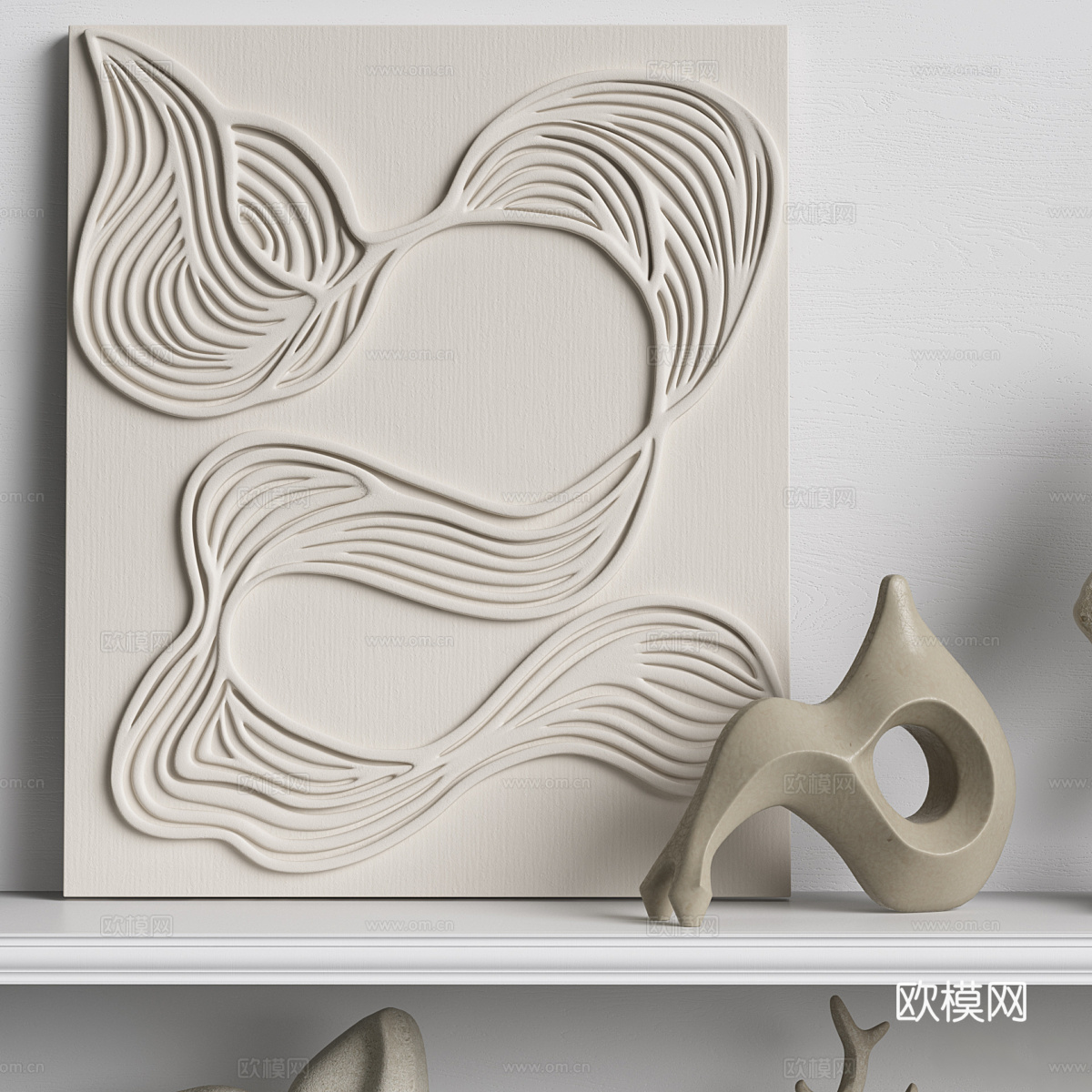 新中式饰品摆件组合3d模型