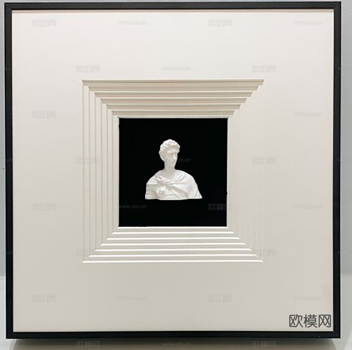 中古挂画组合 装饰画挂画 抽象画立体画