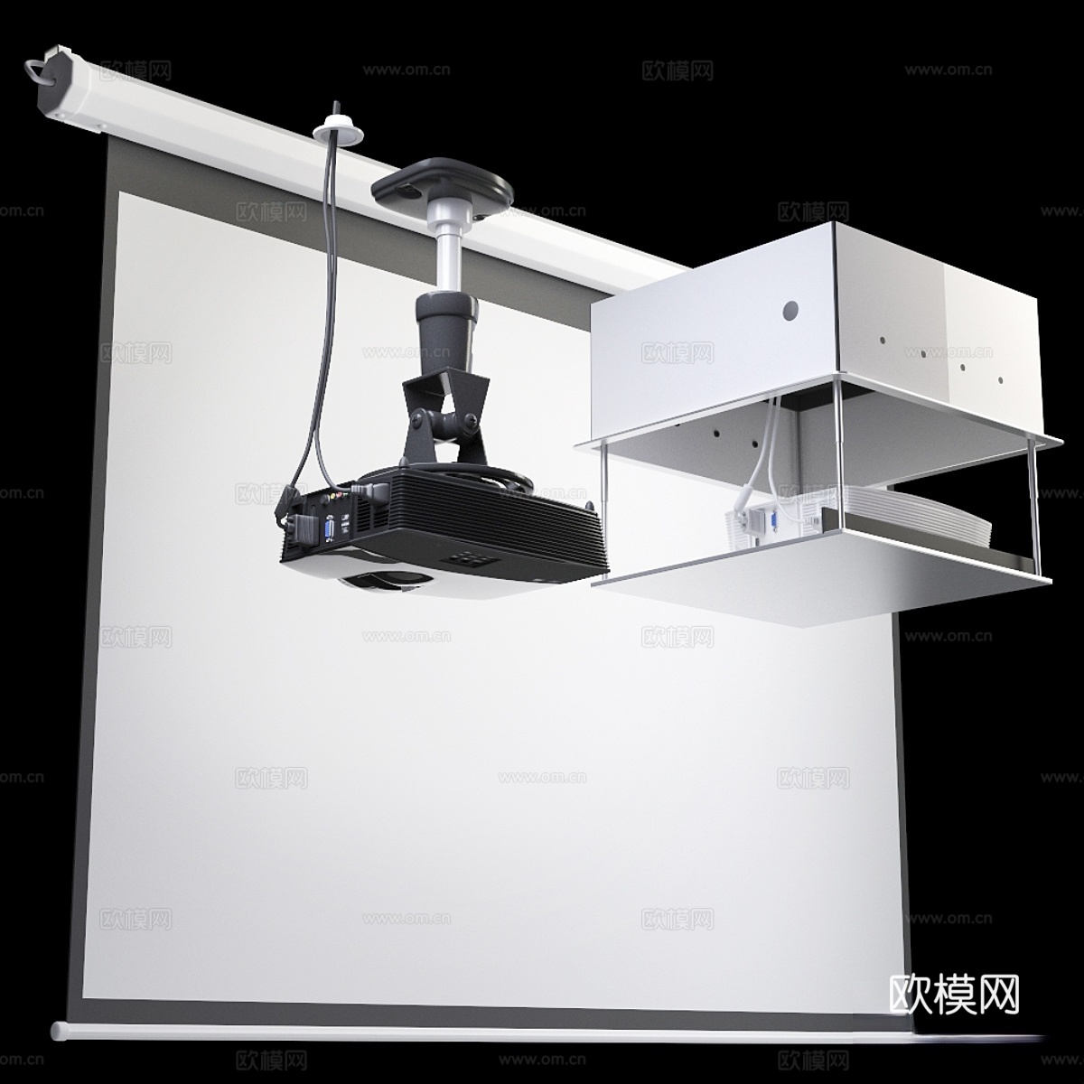 投影仪3d模型