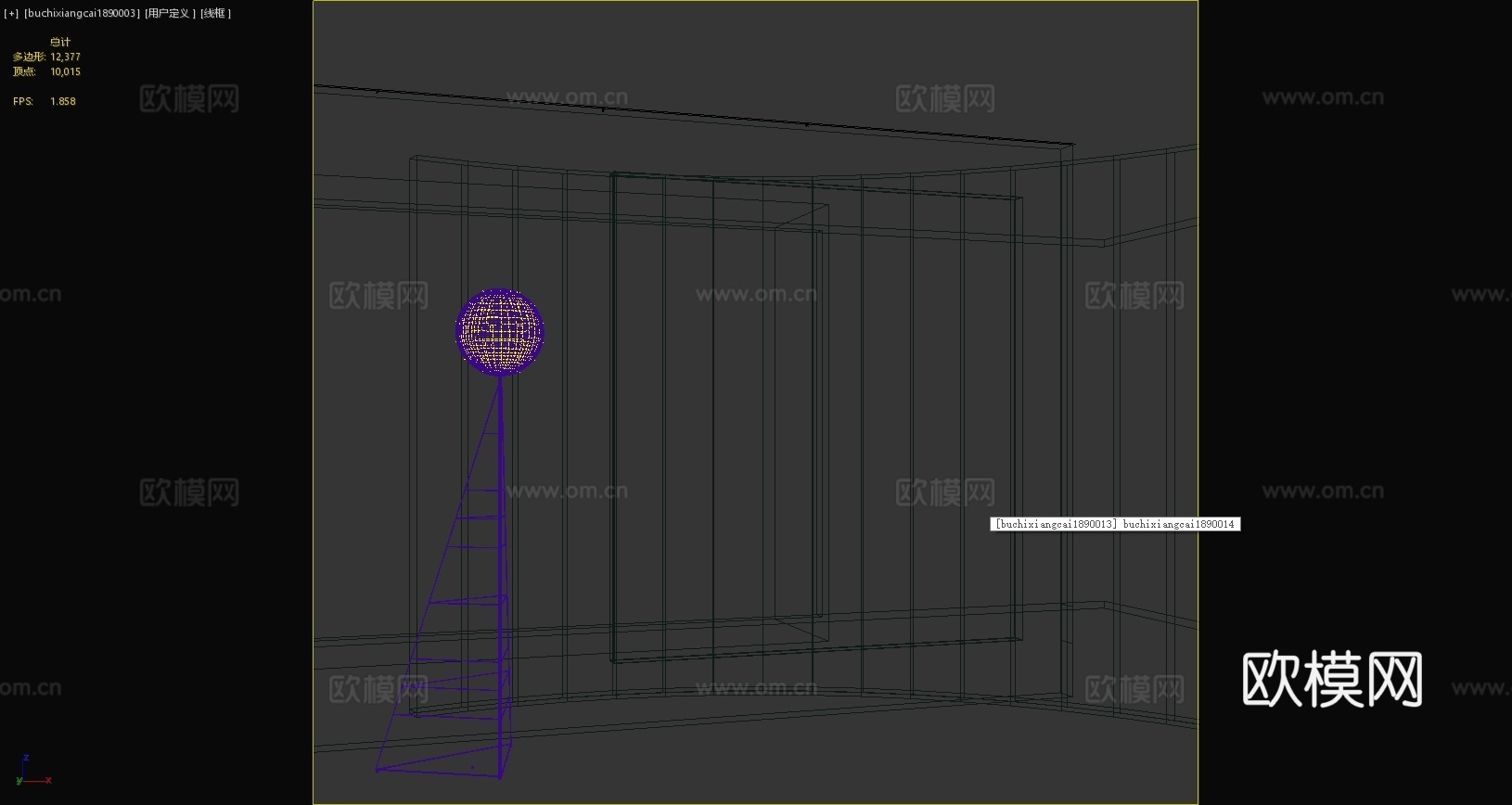 现代挂画 挂画 轻奢挂画 落地灯 床头挂画3d模型