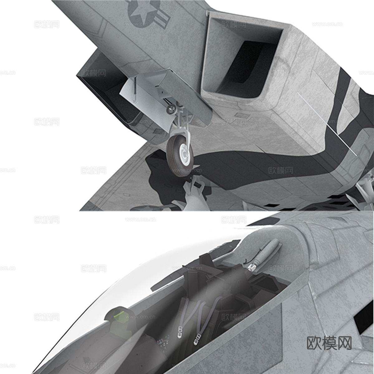 F-22 猛禽 战斗机3d模型