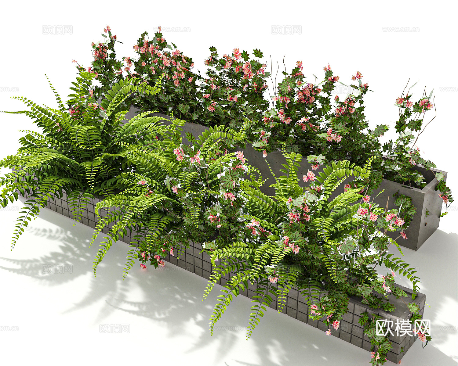 花草绿植景观绿化3d模型