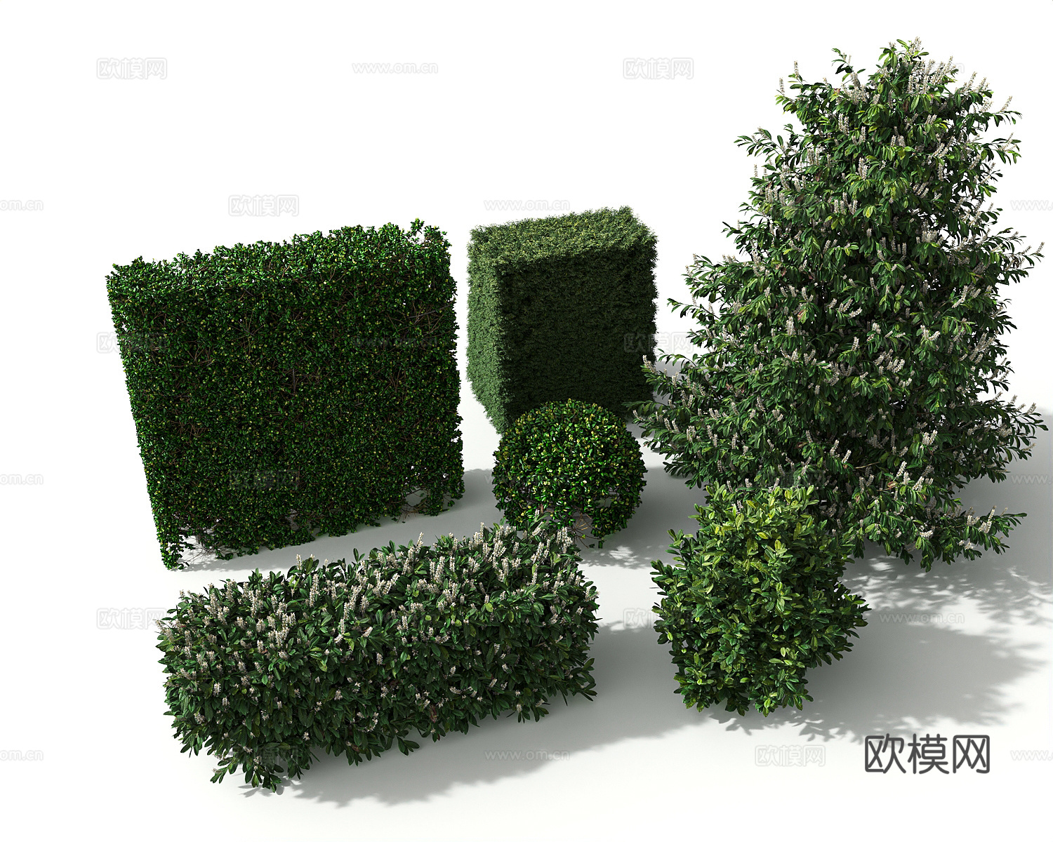 花草绿植景观绿化3d模型