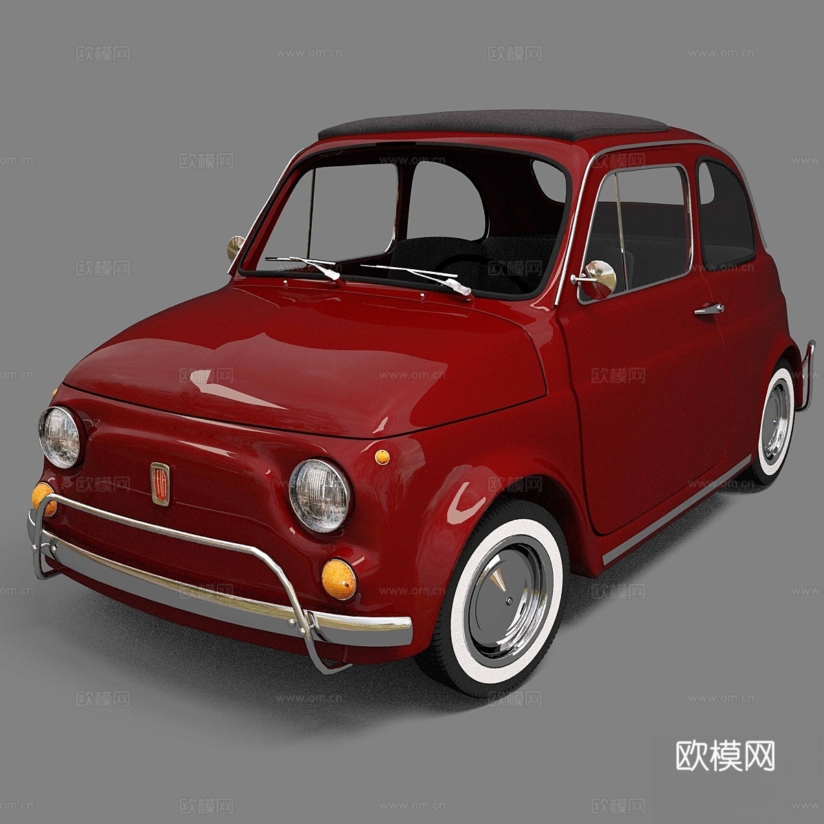 FIat 500L3d模型
