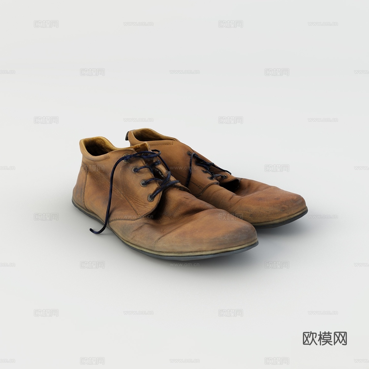旧鞋3d模型