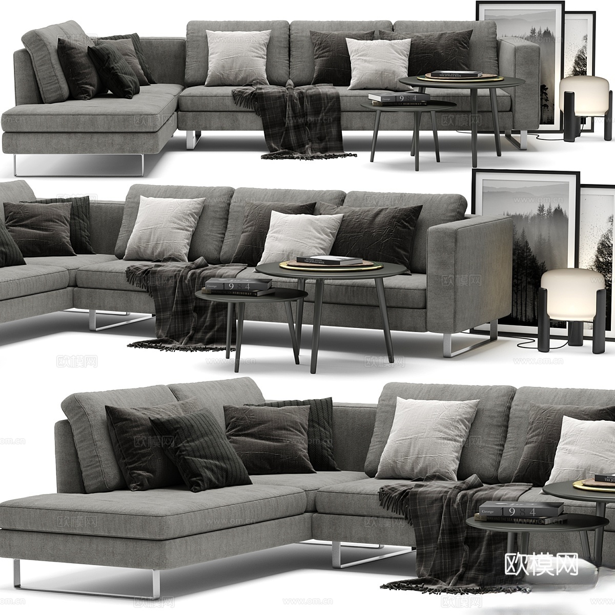 BoConcept Indivi 沙发 B3d模型