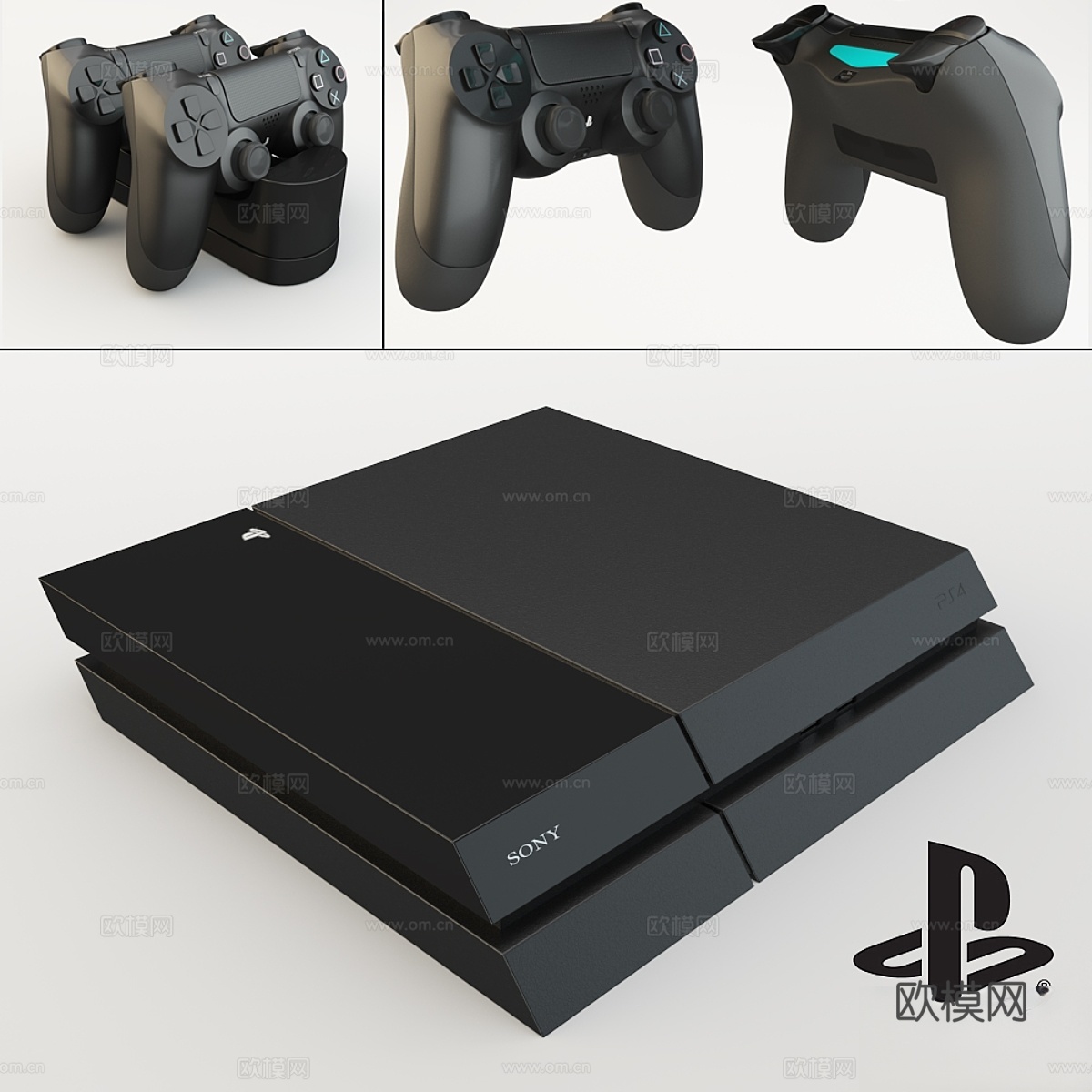 索尼PlayStation 43d模型