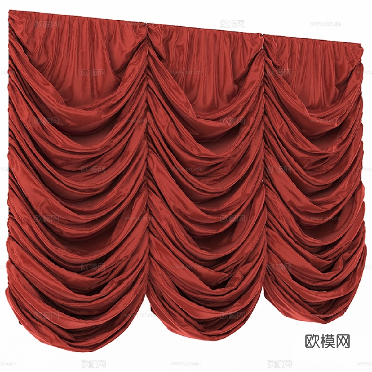 窗帘，窗帘3d模型