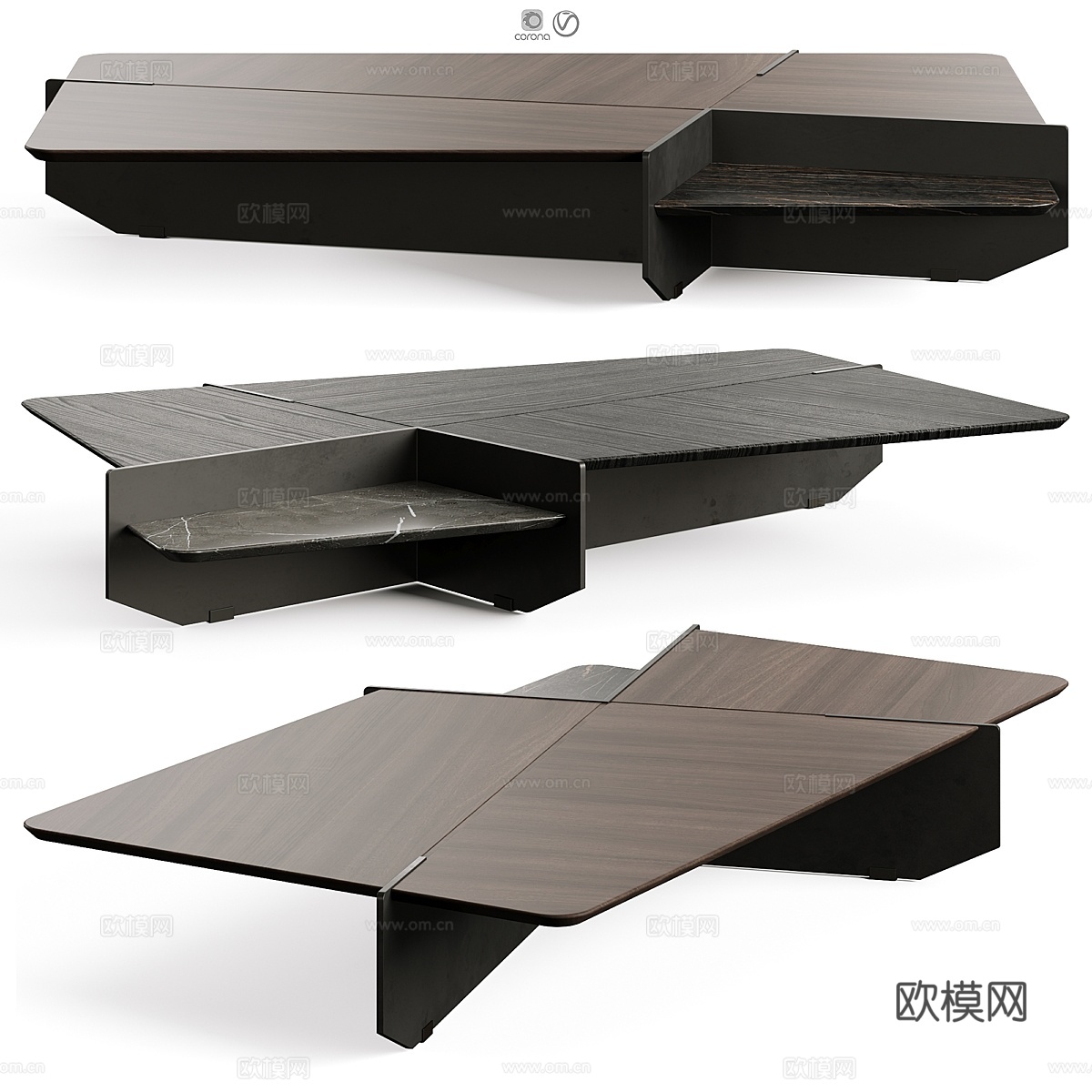 Giorgetti GHIBLIM 咖啡桌3d模型