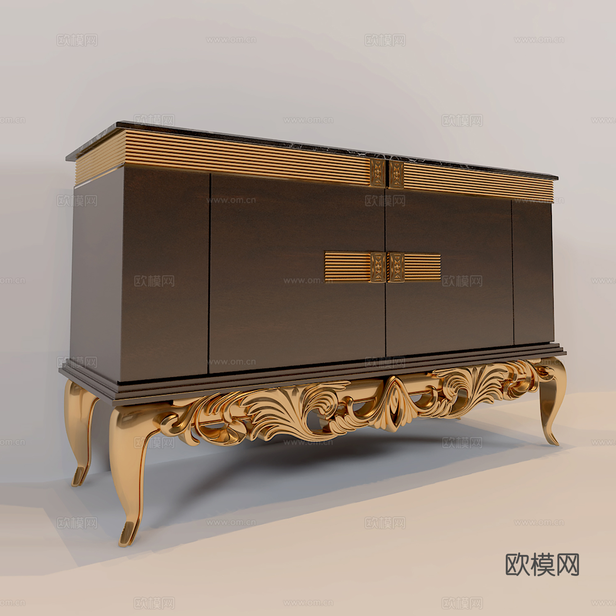 欧式装饰柜玄关柜3d模型