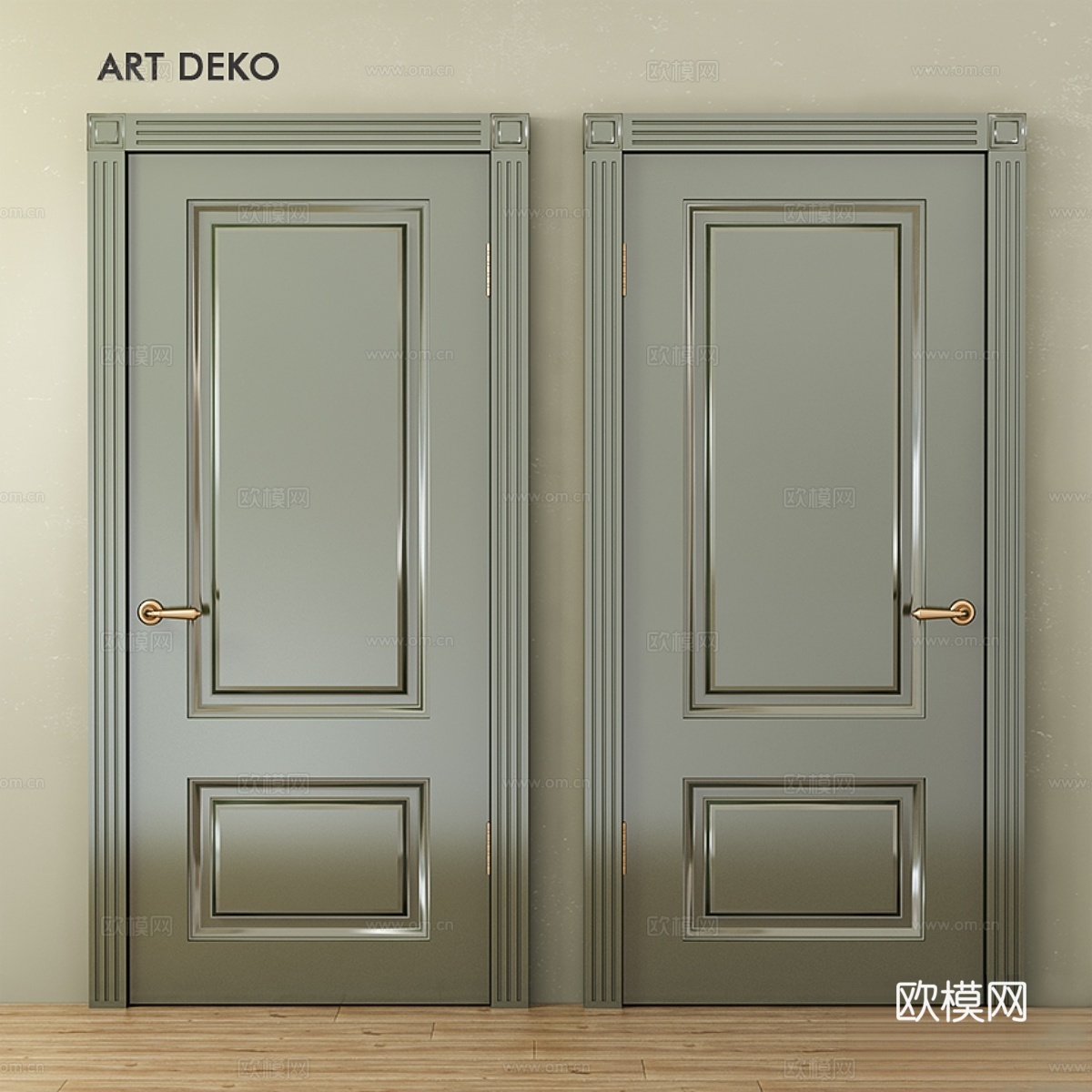 Art Deco Garda 1 门3d模型