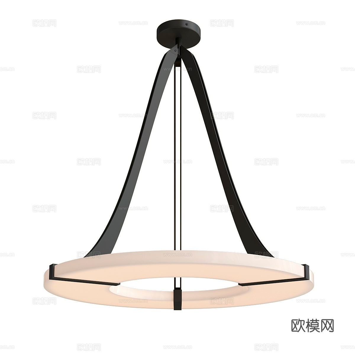Alabaster Halo 吊灯3d模型