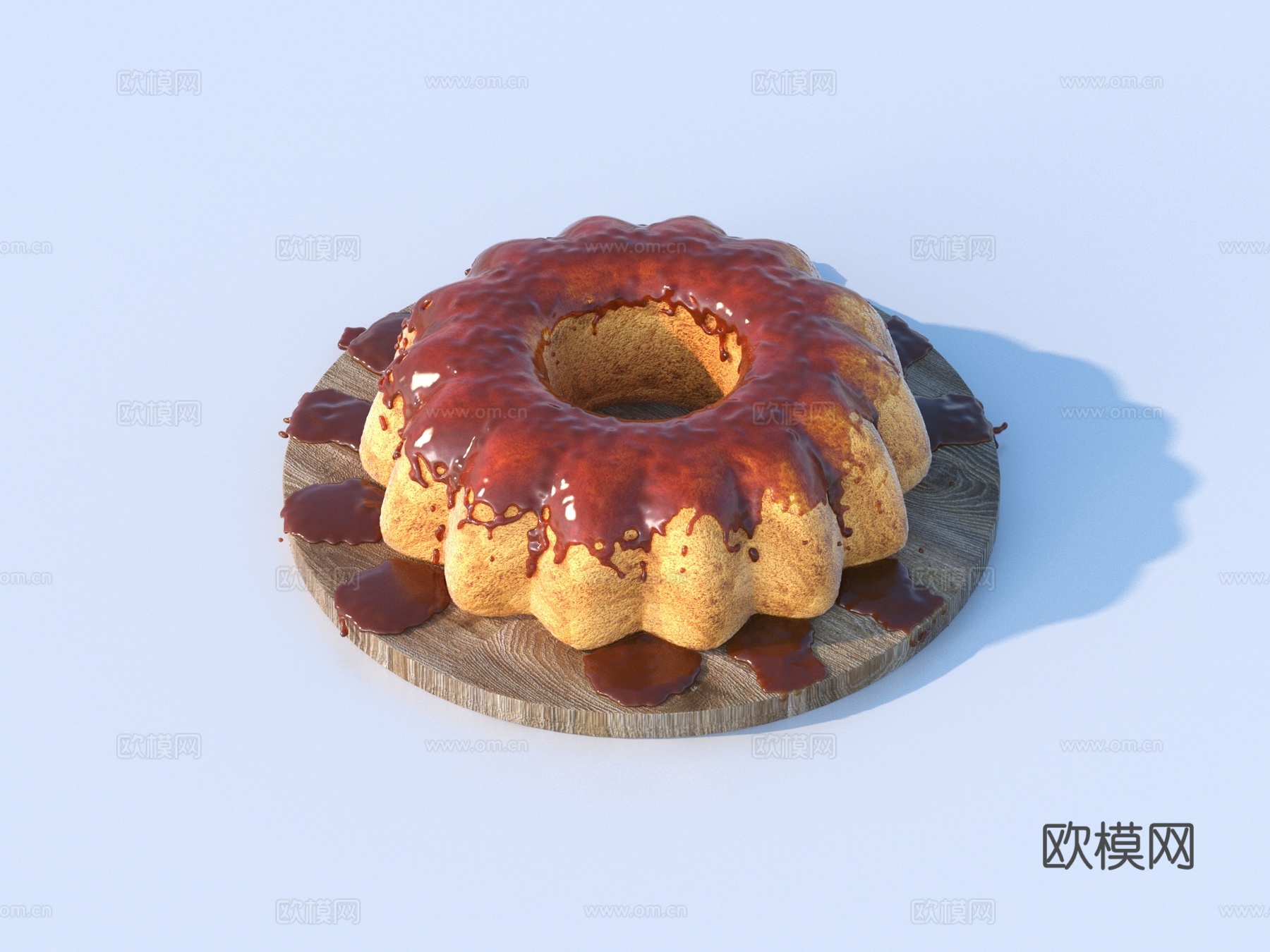 面包 甜点 饼干 大饼 烘焙蛋糕3d模型