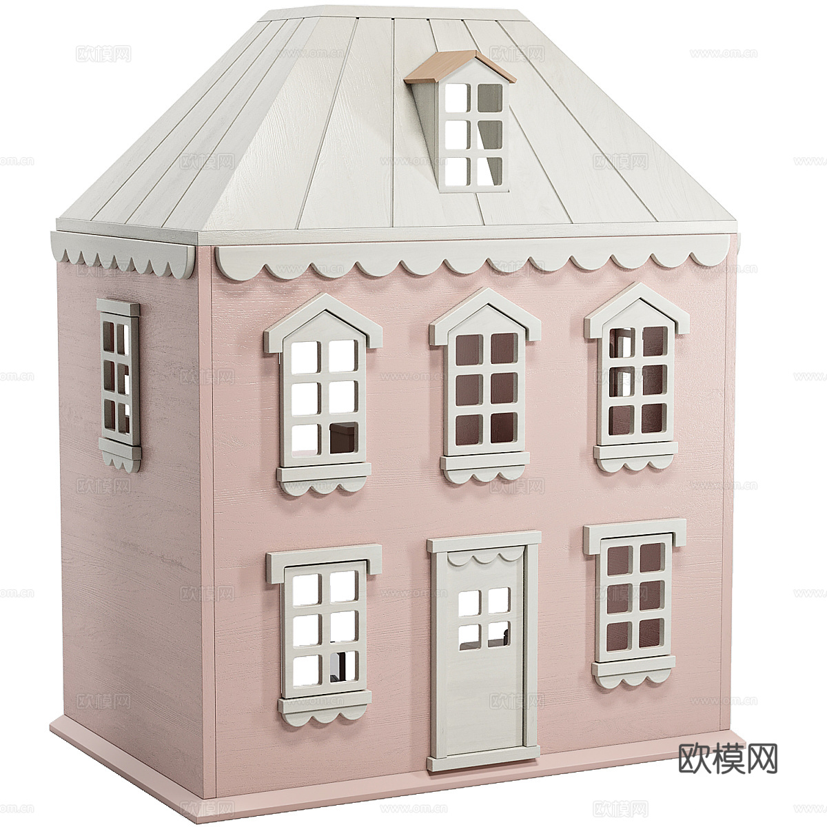 现代儿童玩具屋3d模型