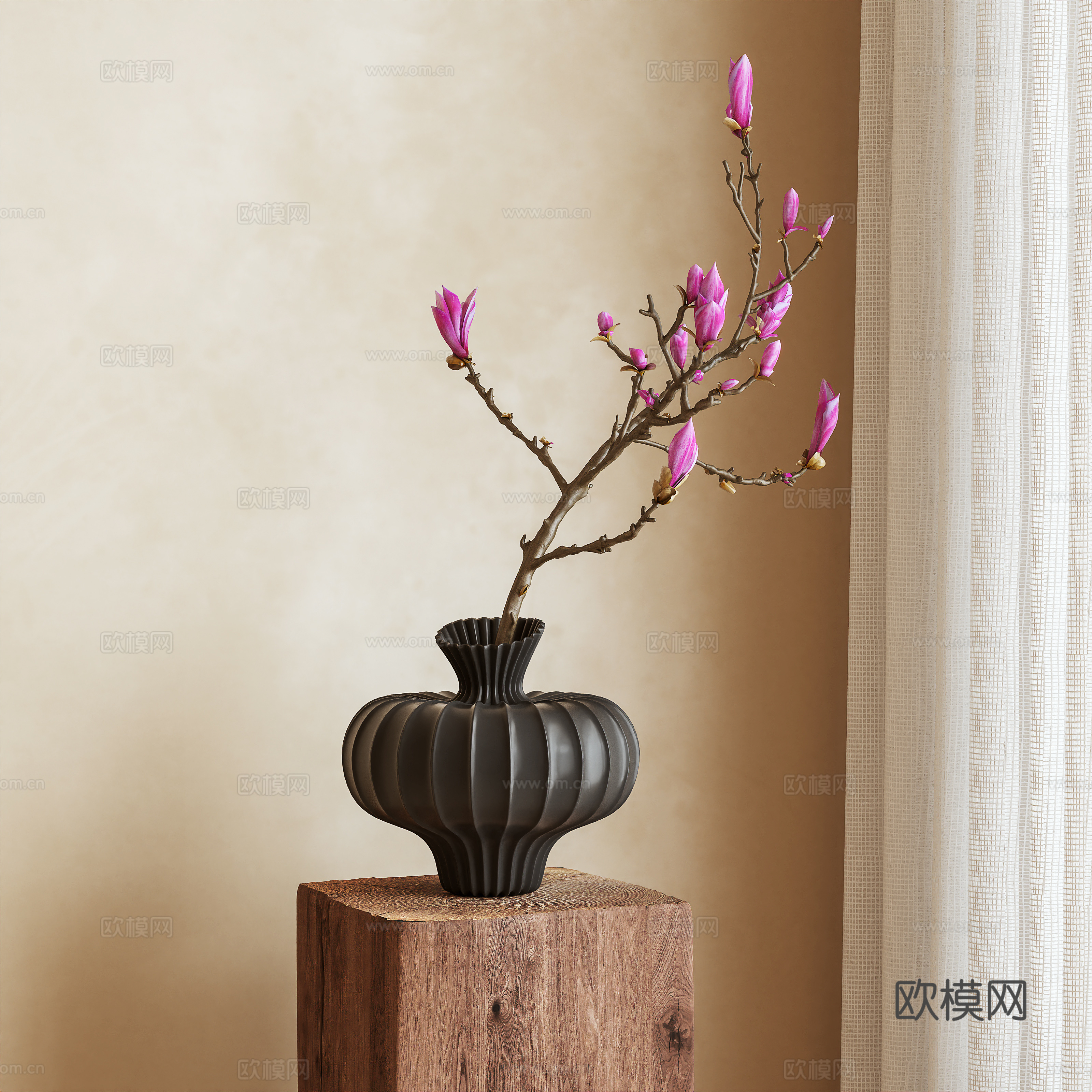 插花 花卉 摆件3d模型