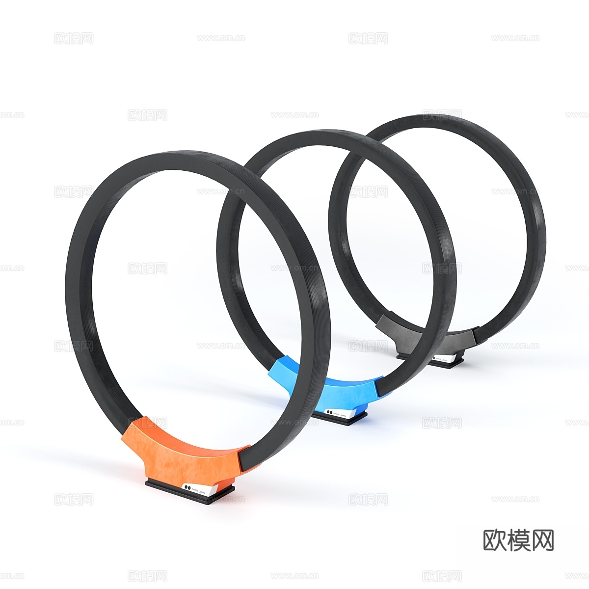 Mmcite Gomez自行车停车架3d模型