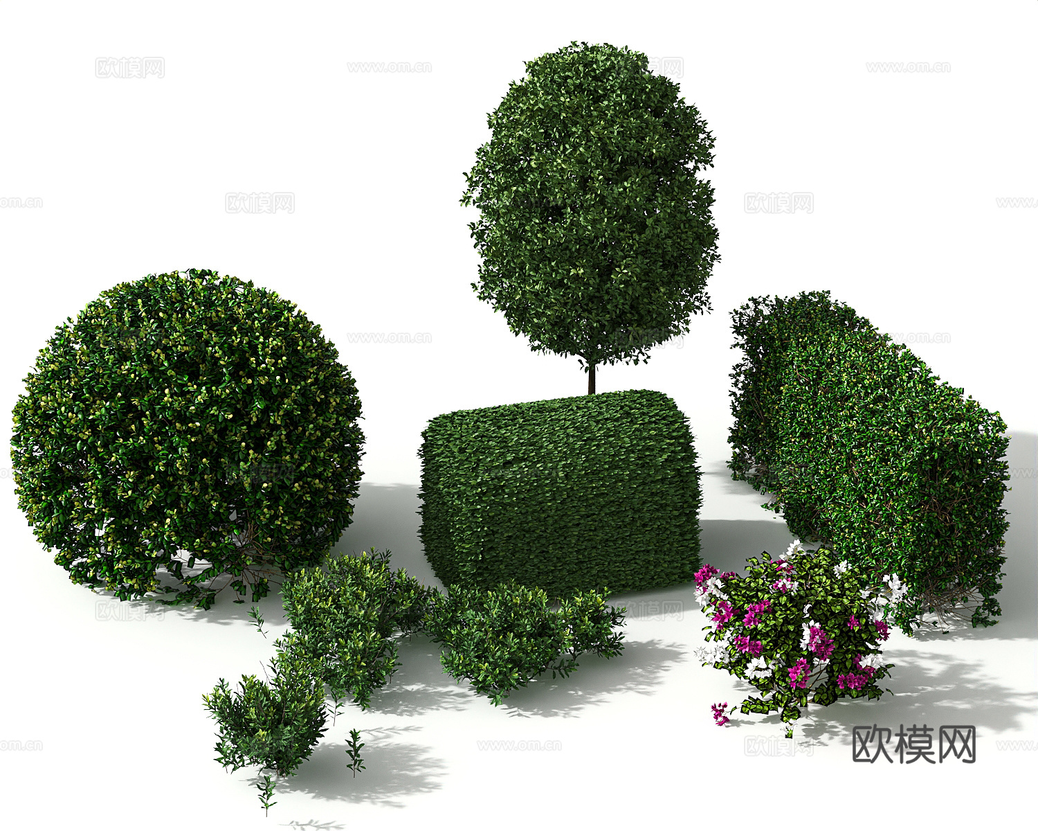 花草绿植景观绿化3d模型