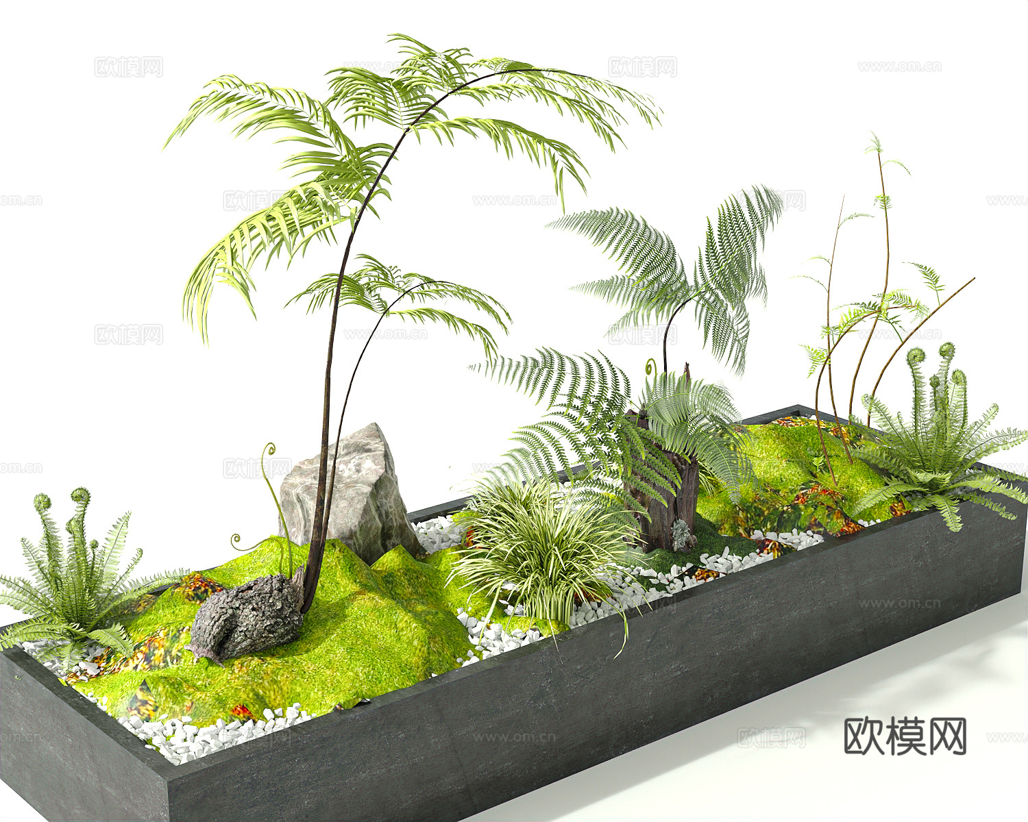 花草绿植景观绿化3d模型