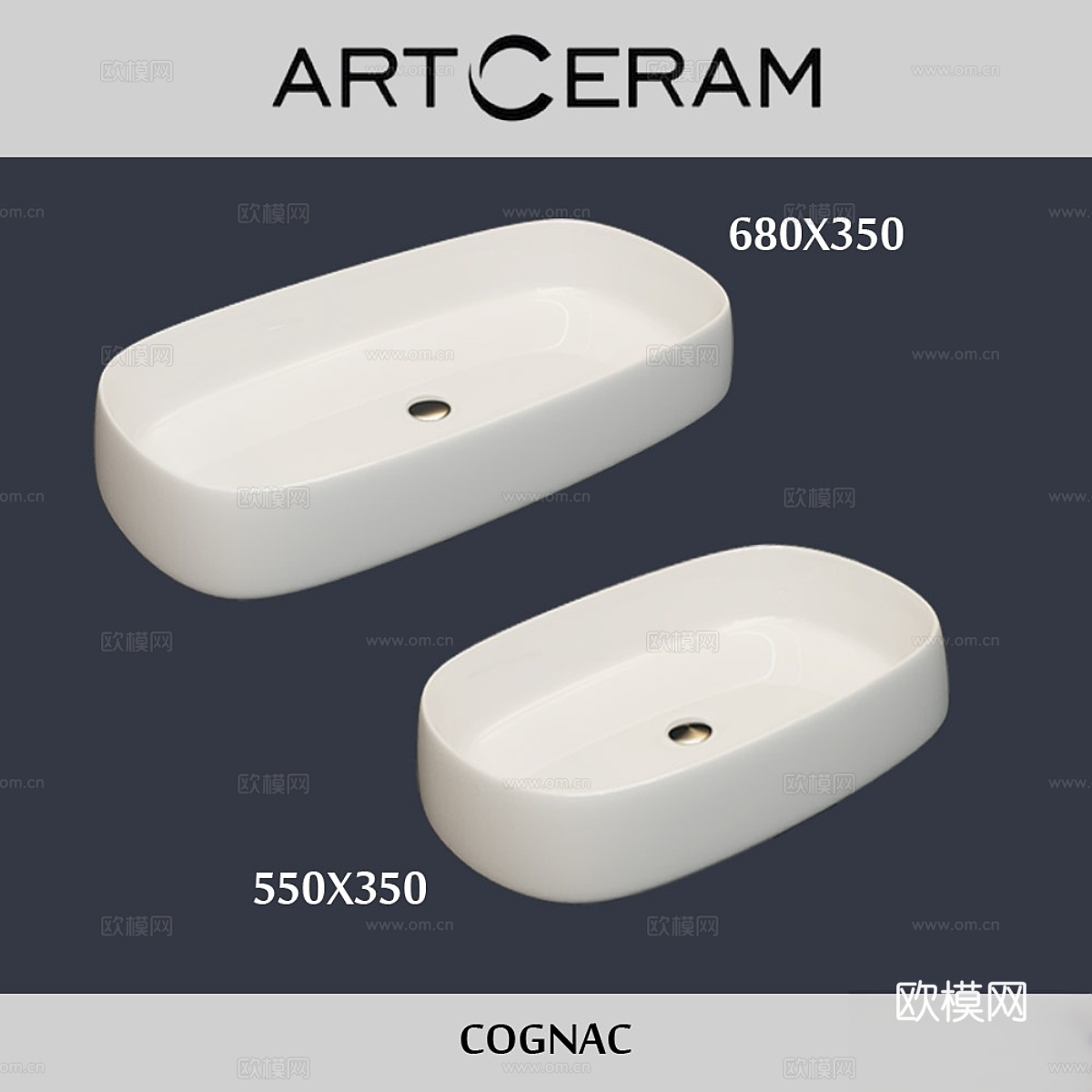 Cognac Artceram 洗手盆3d模型