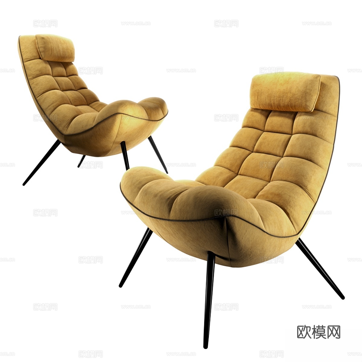 Sofa Form Armchair Lulea3d模型