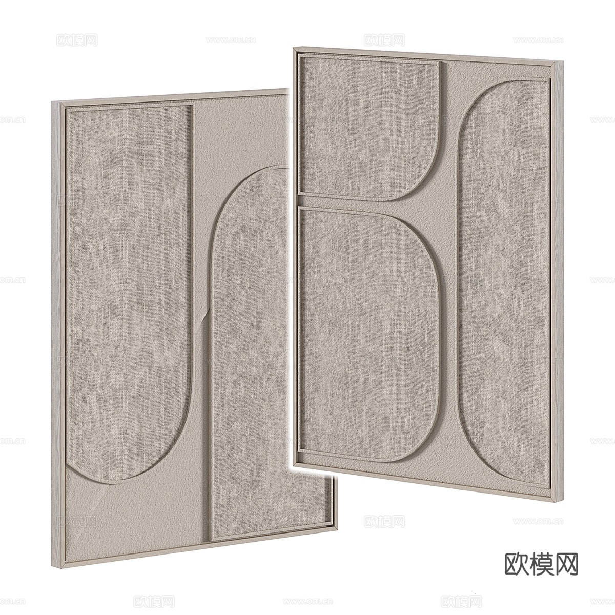 Must Living 墙面装饰面板3d模型