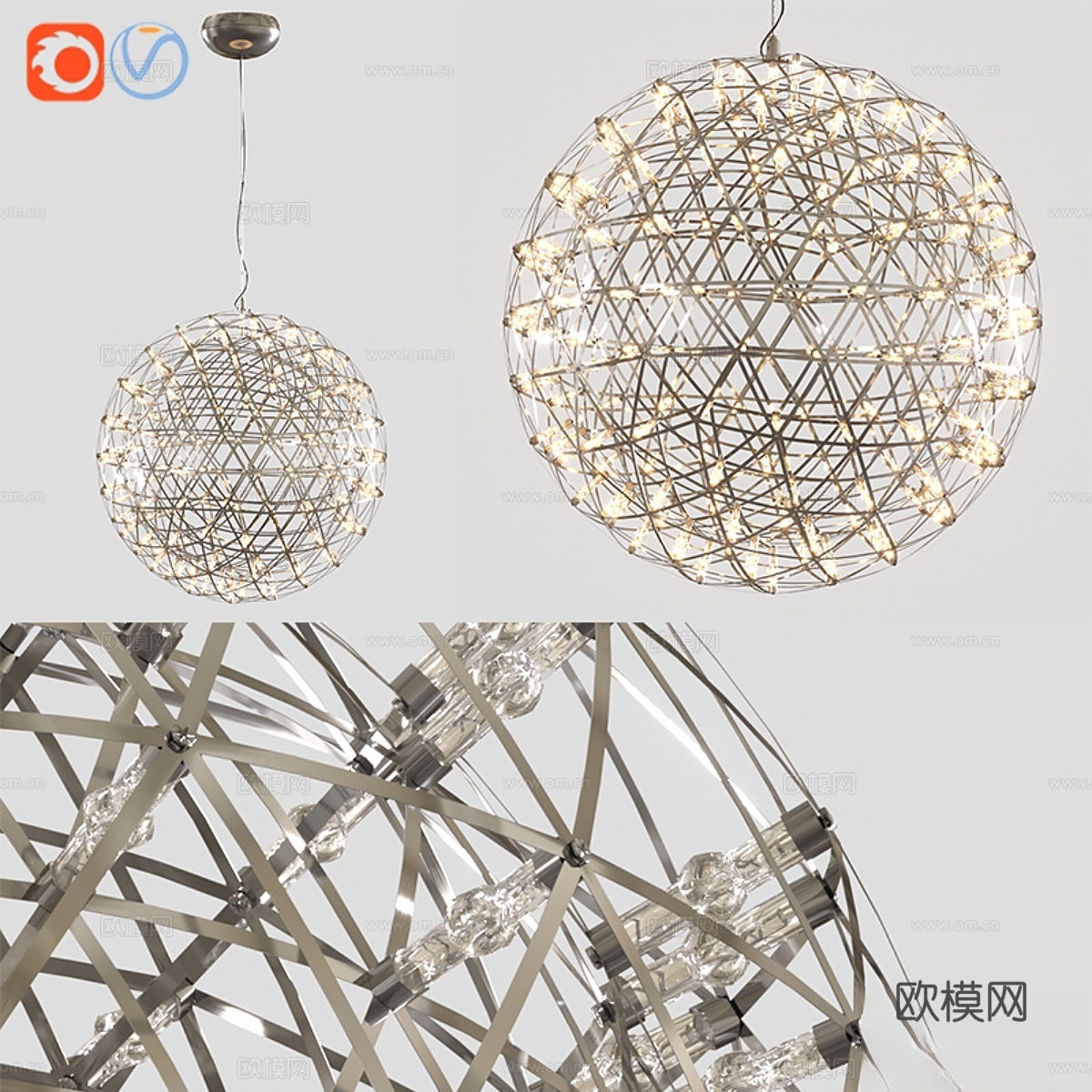 Moooi Raimond R61 悬挂灯3d模型