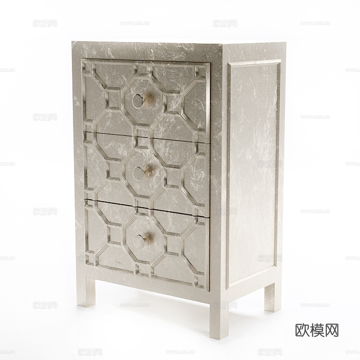 108cm 阿尔罕布拉 60cm x 储物柜3d模型