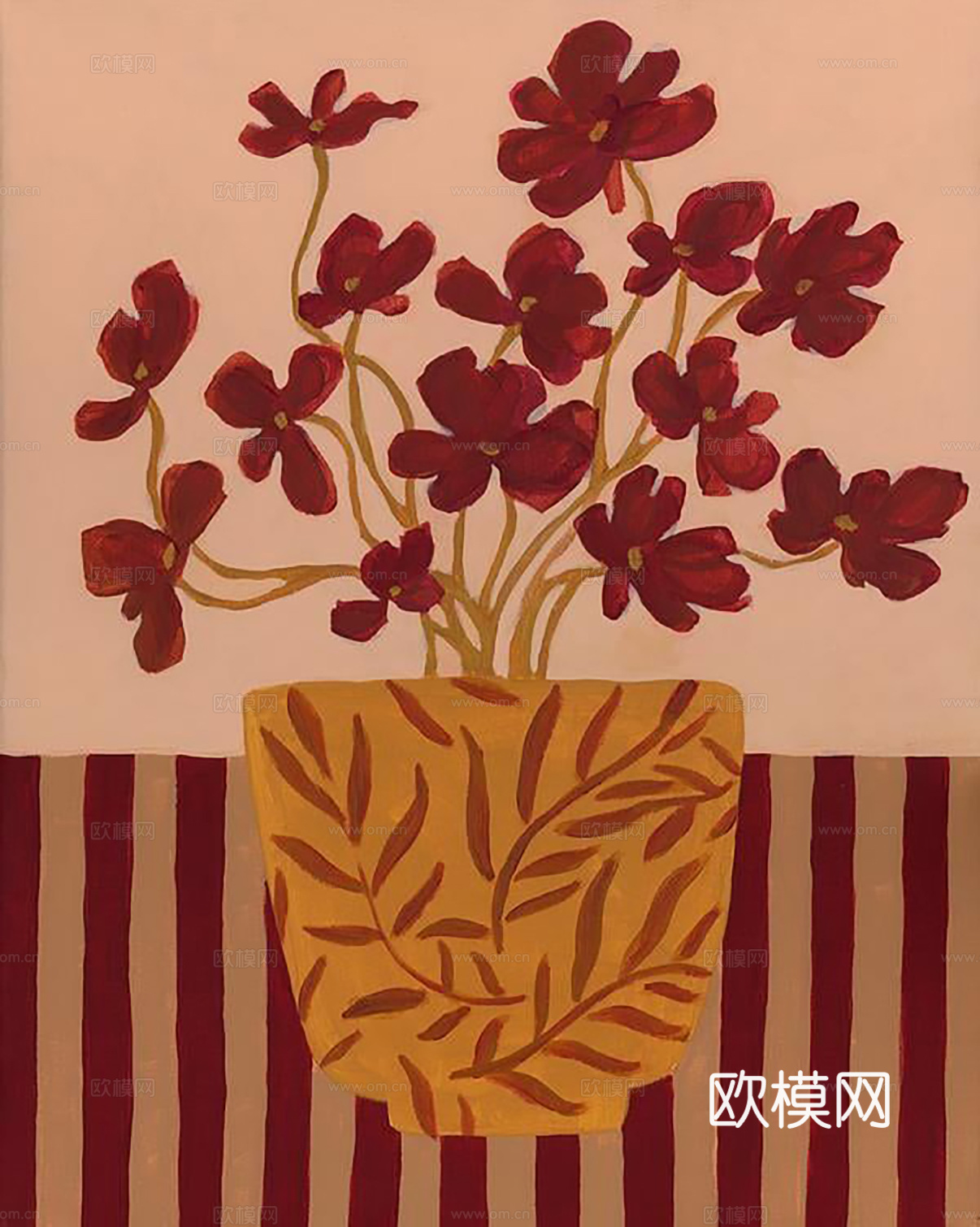 中古挂画组合 装饰画挂画 抽象画艺术画