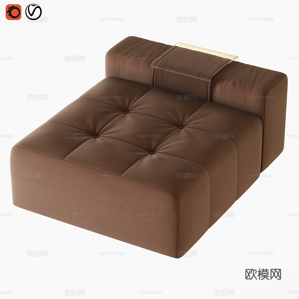 Pouf Picolla Sartoria3d模型