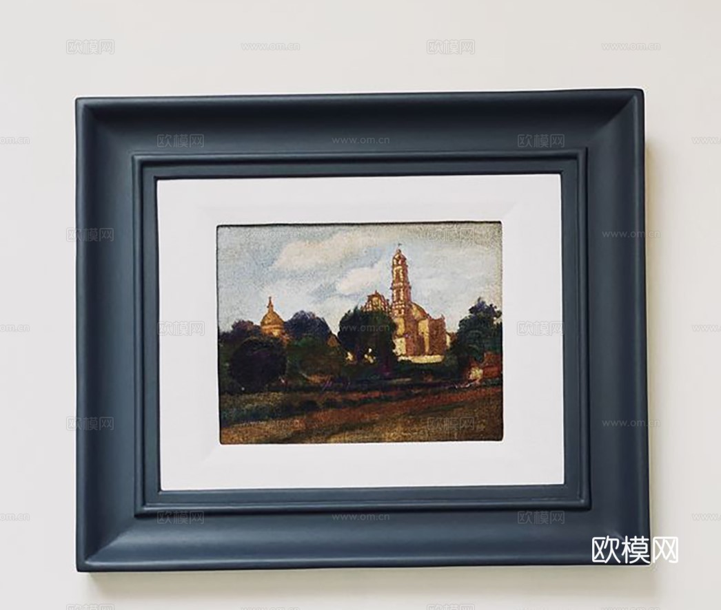 中古挂画组合 装饰画挂画 抽象画艺术画