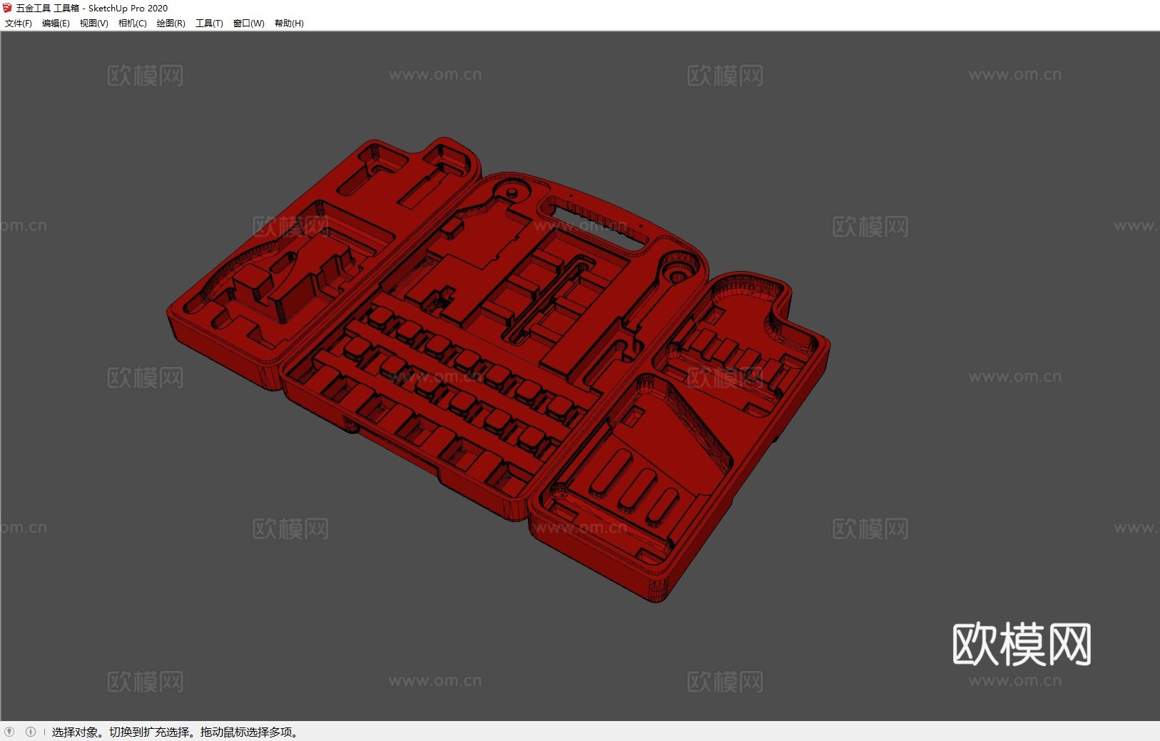 五金工具 工具箱su模型