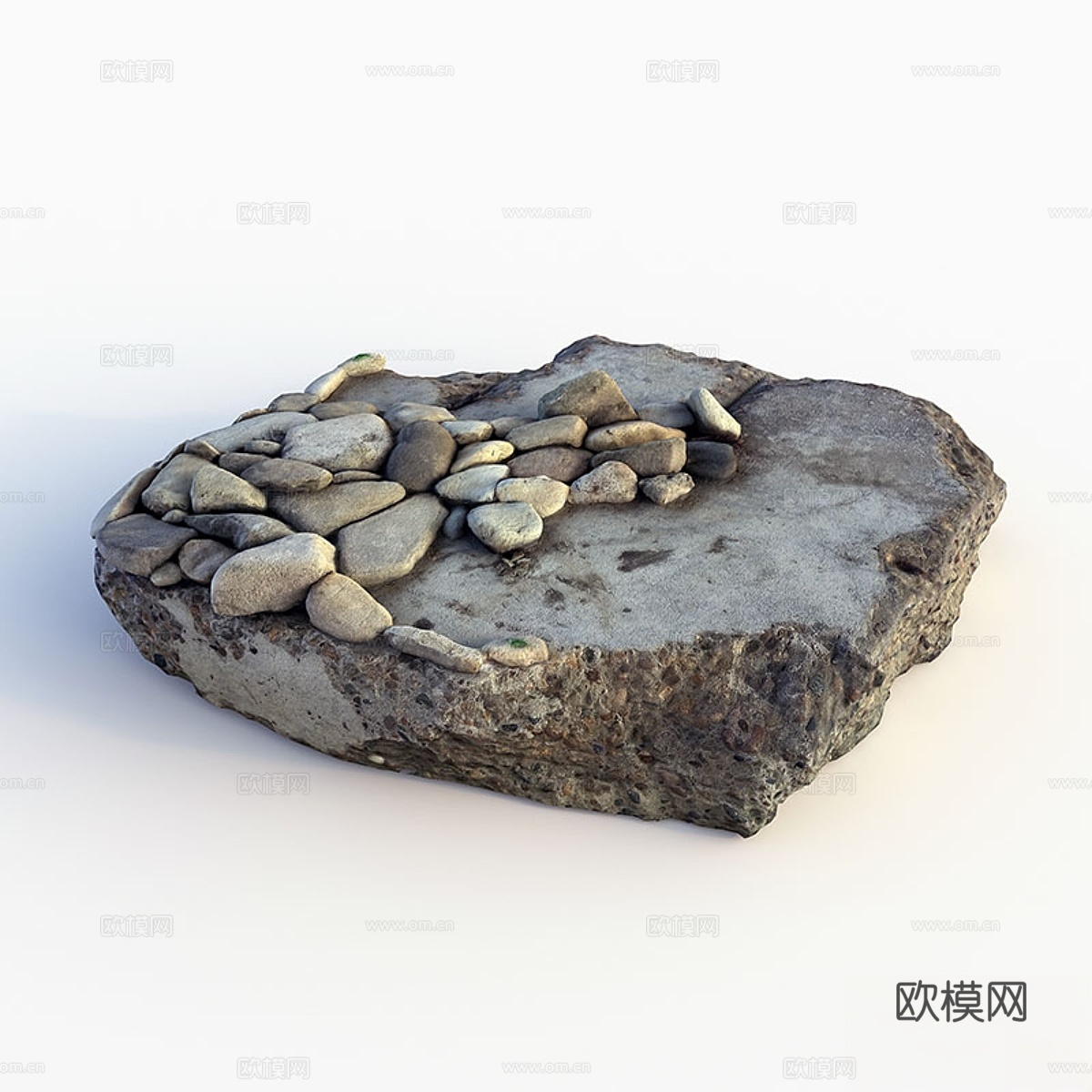 建筑板碎片3d模型