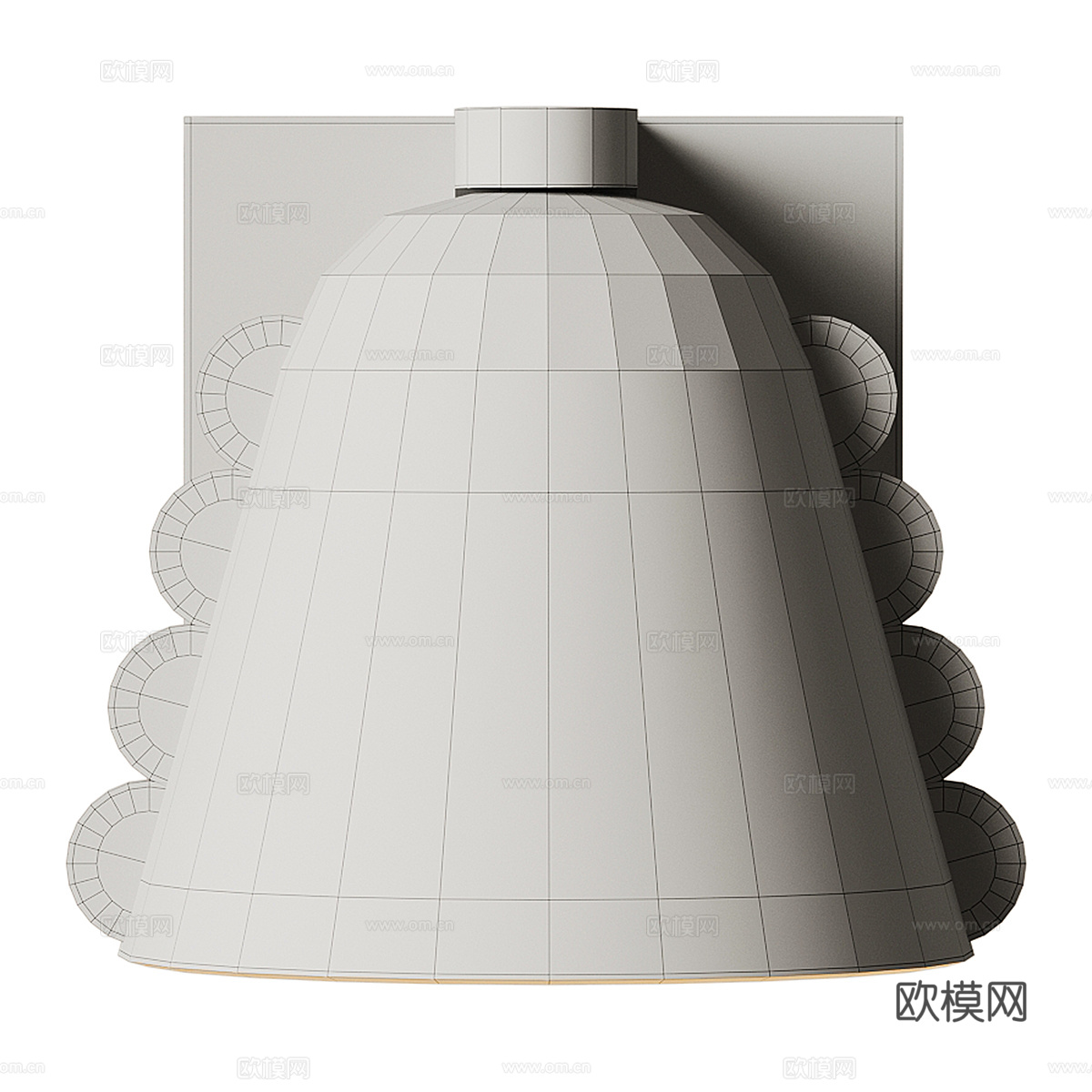 现代轻奢儿童金属壁灯3d模型