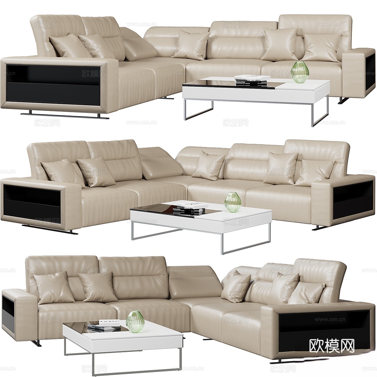 BoConcept Hampton 沙发3d模型