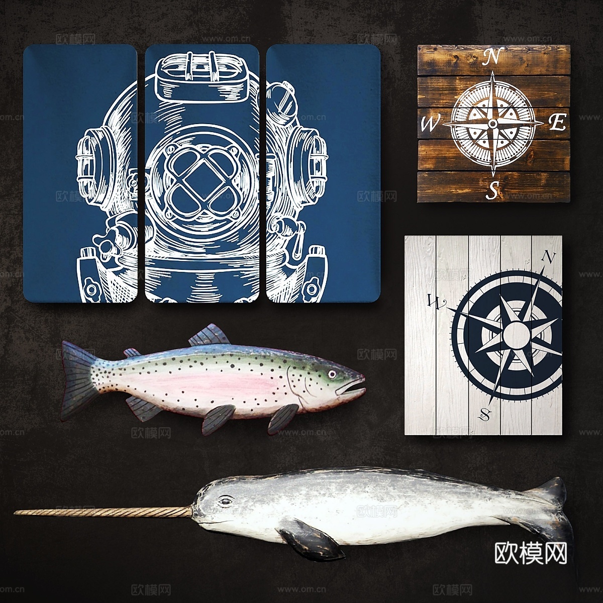 木制面板。系列553d模型