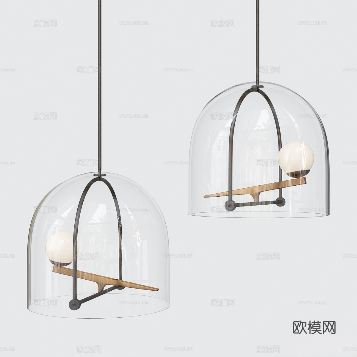 Yanzi 悬挂灯3d模型