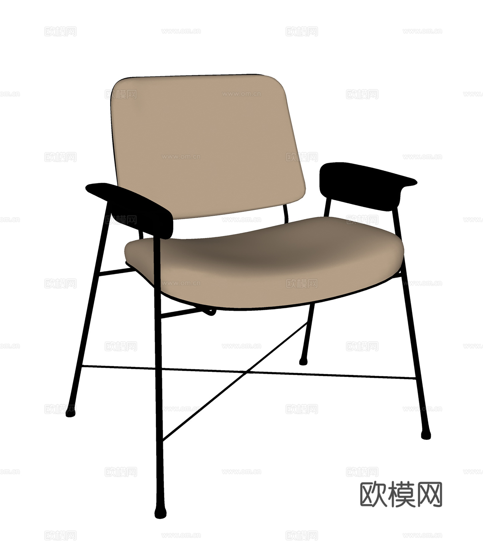 现代休闲椅 办公椅  餐椅书椅  皮椅单椅su模型