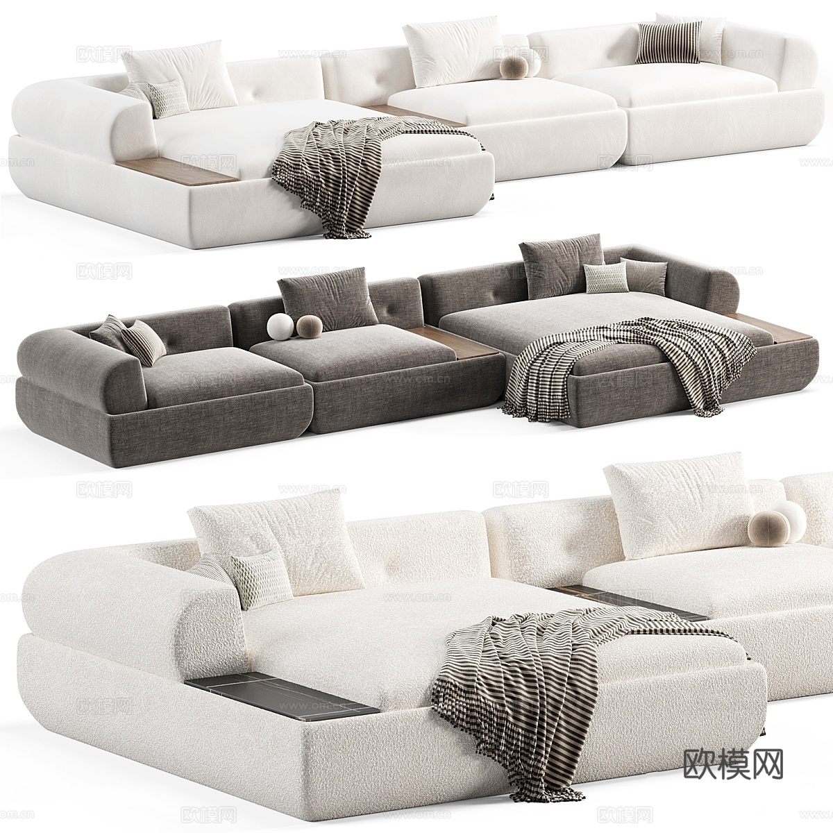 Minotti Supermoon 沙发3d模型