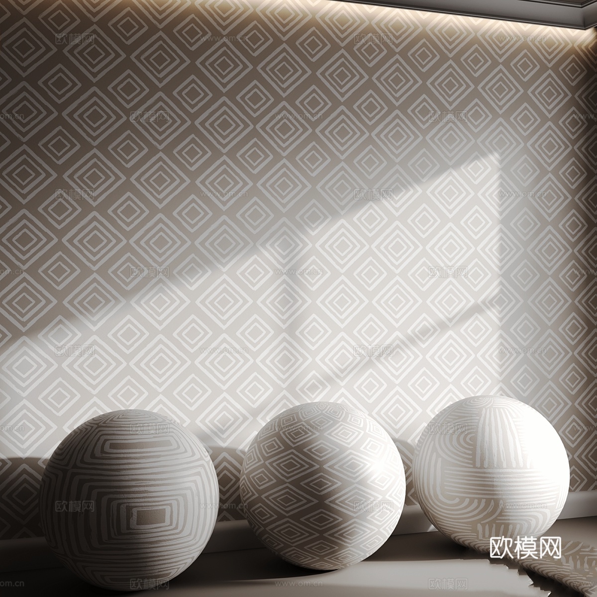 墙纸 143d模型