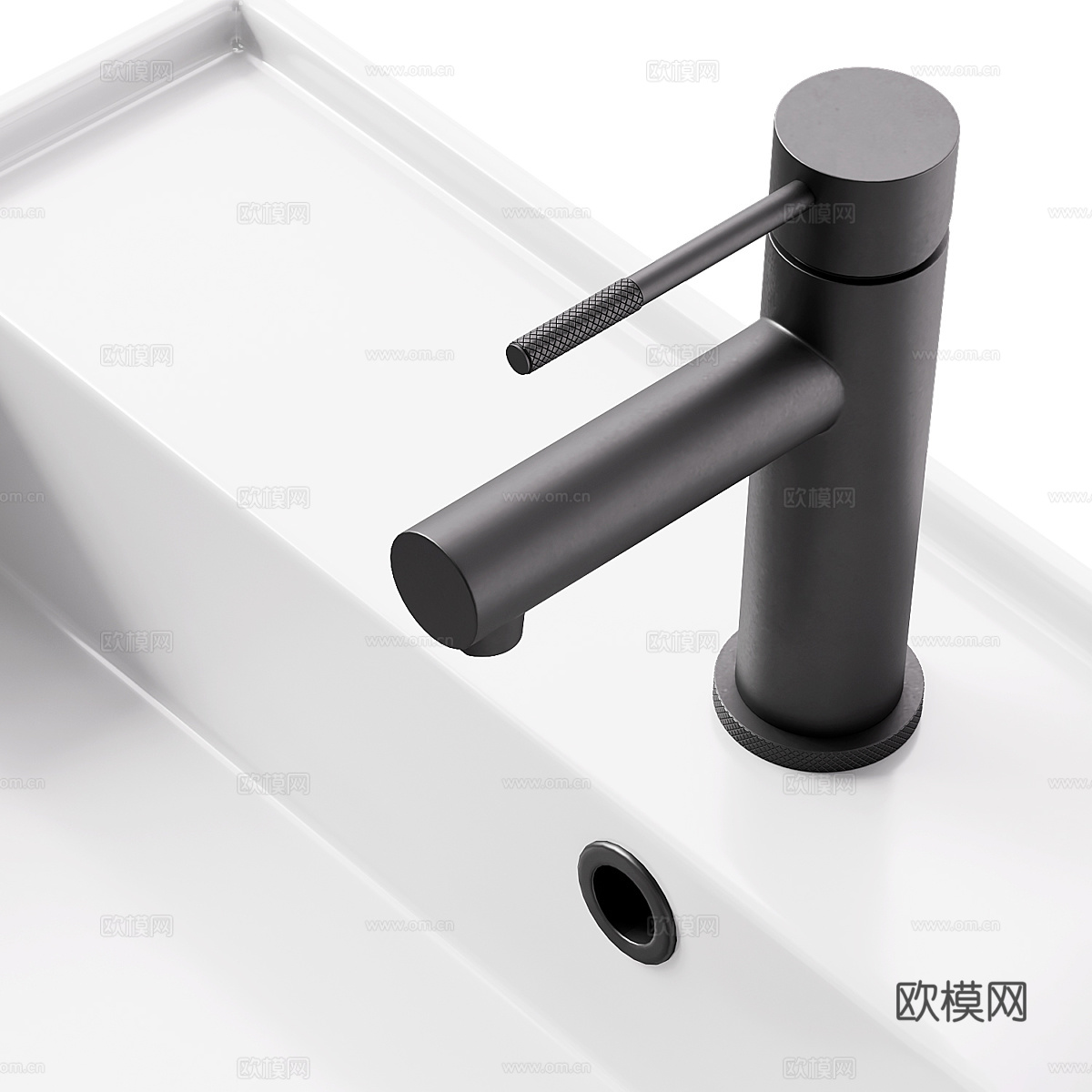 现代陶瓷台盆 洗手盆 面盆3d模型