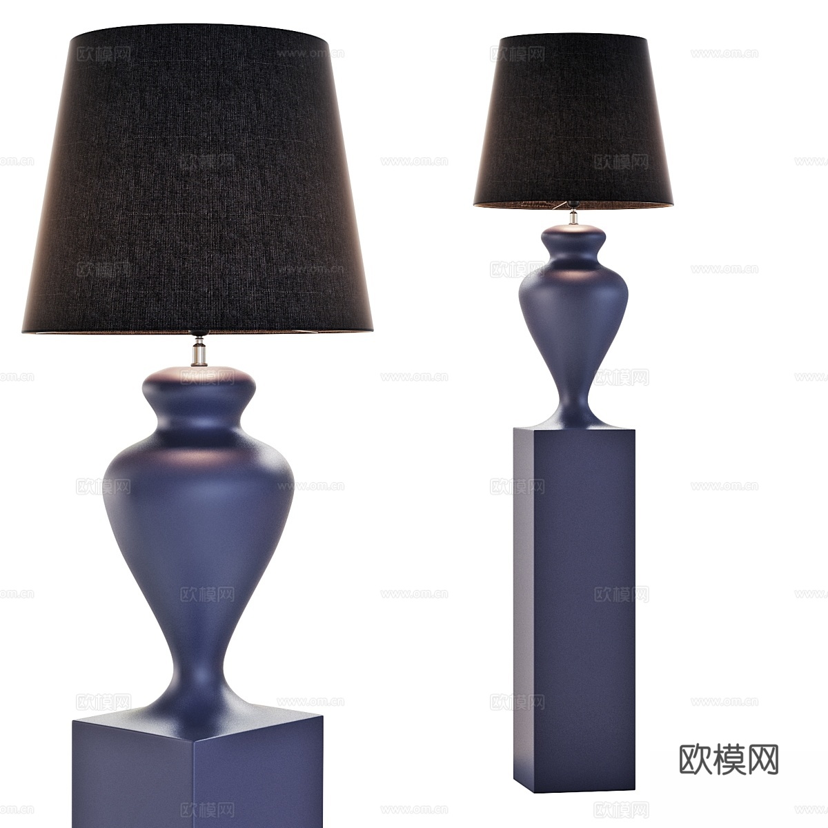罗奇博埃伊科内落地灯3d模型
