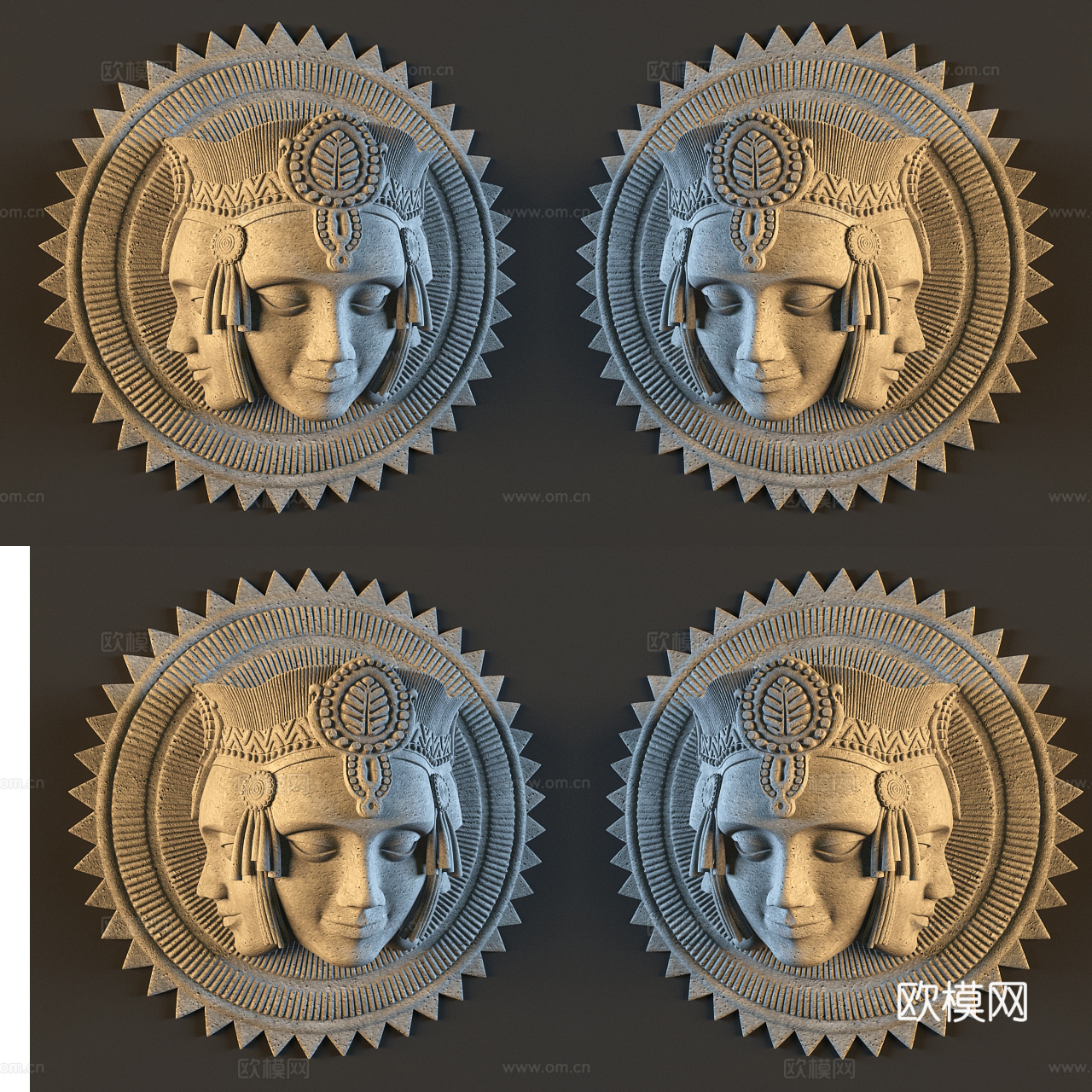 高精雕刻模型3d模型