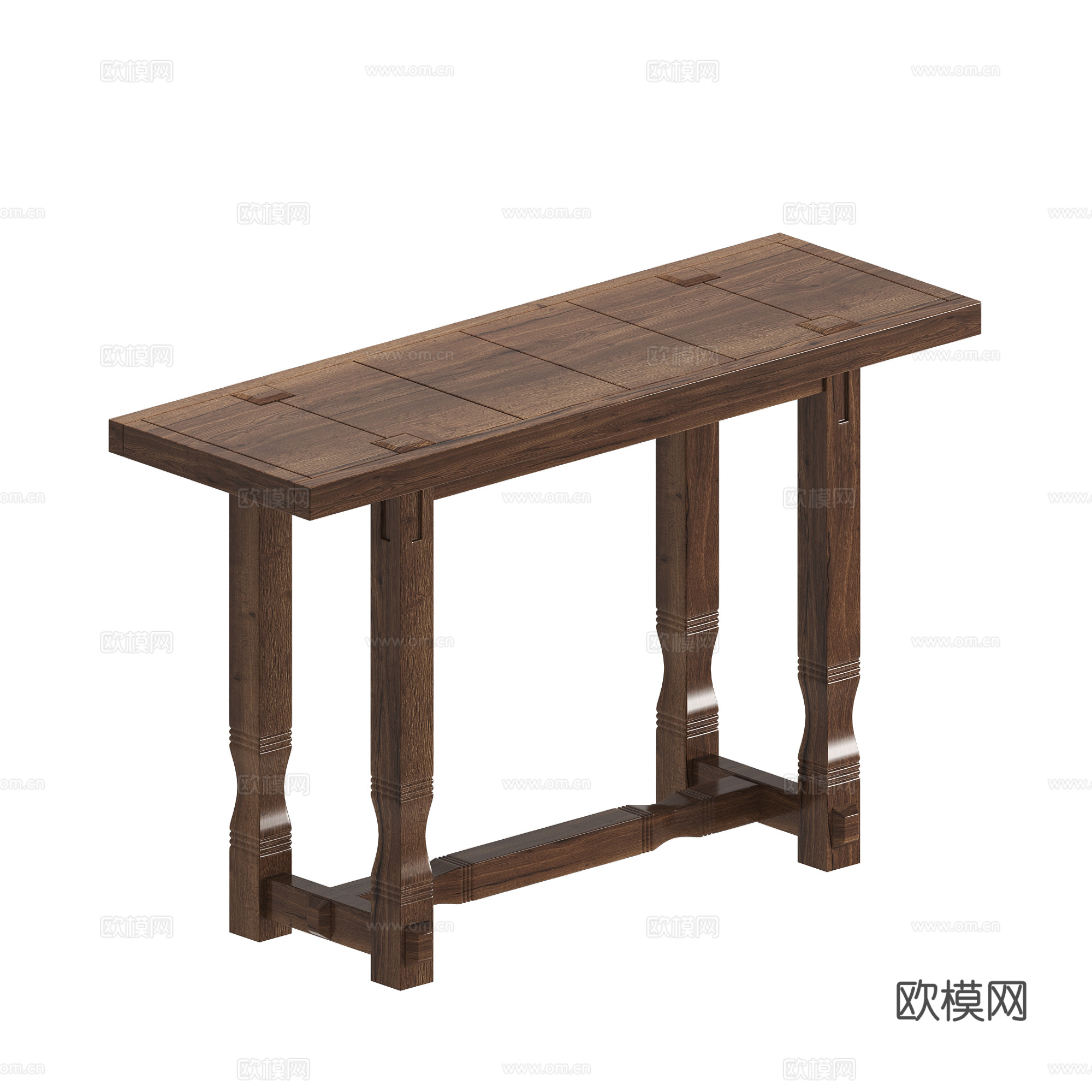 侘寂 条案端景台3d模型