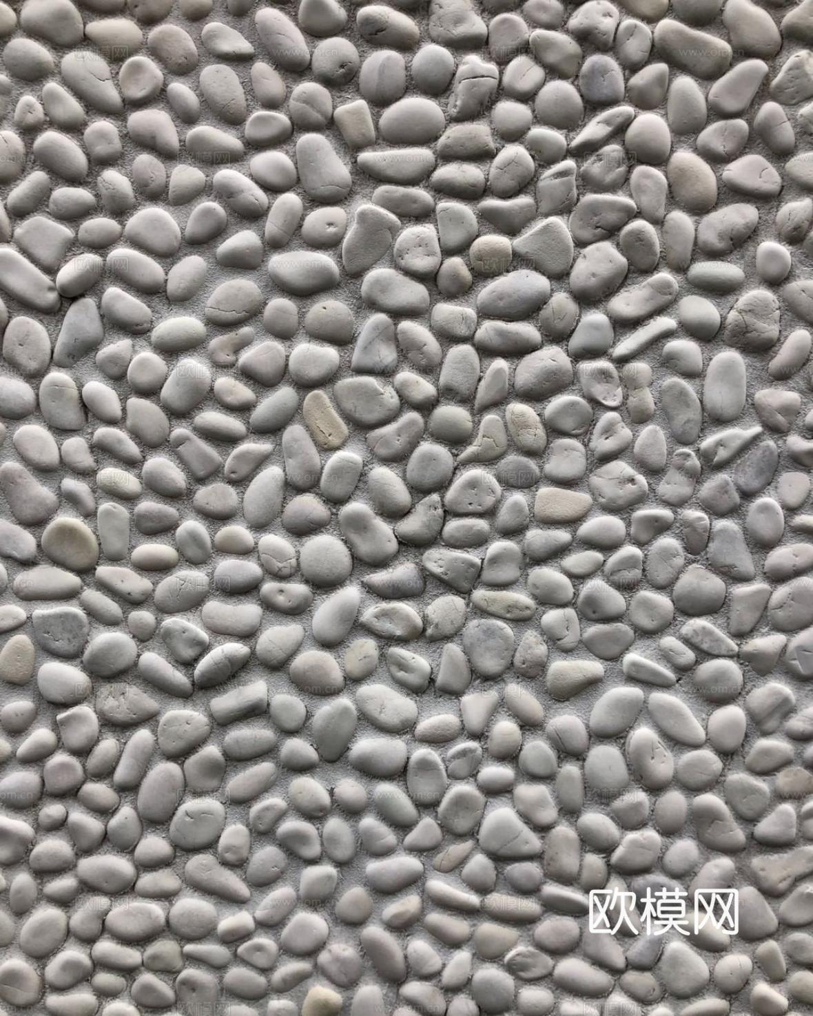 石子石头砾石鹅卵石地面
