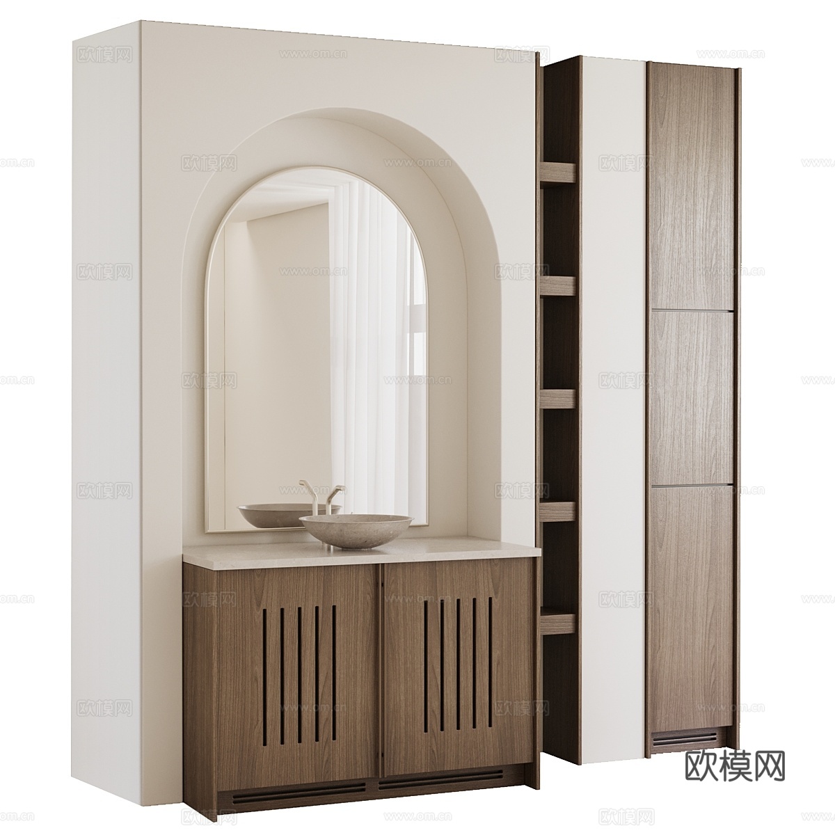 Fauset Bathroom Mina 系列 110 浴室3d模型