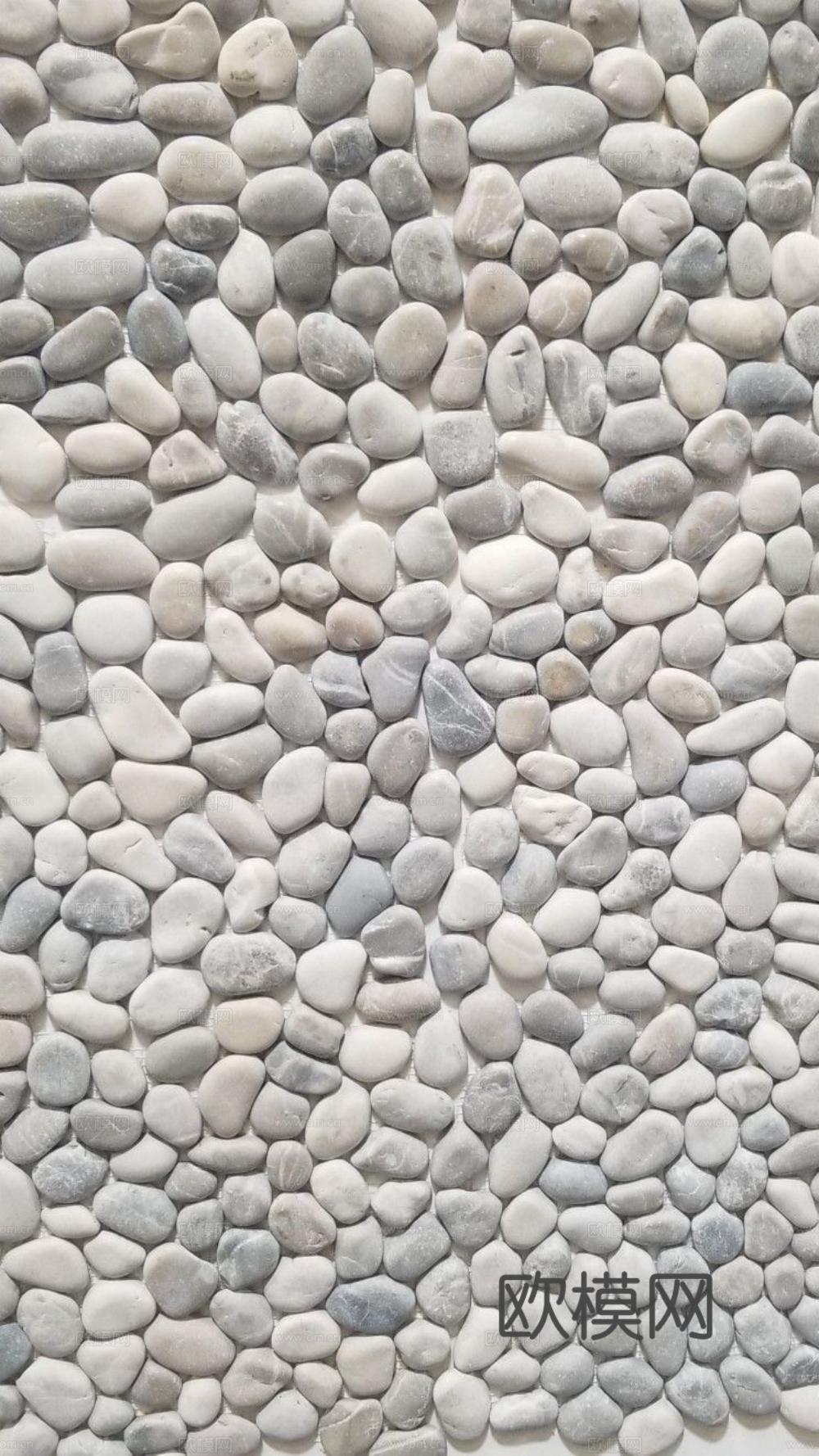 石子石头砾石鹅卵石地面