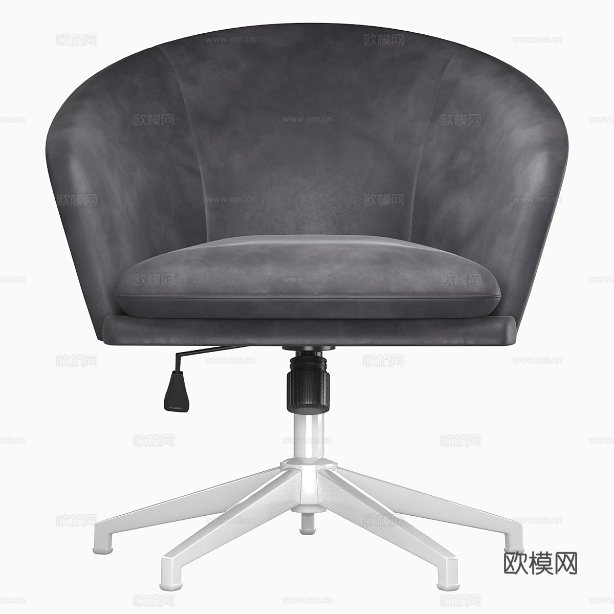 现代意式办公椅 书椅 转椅3d模型