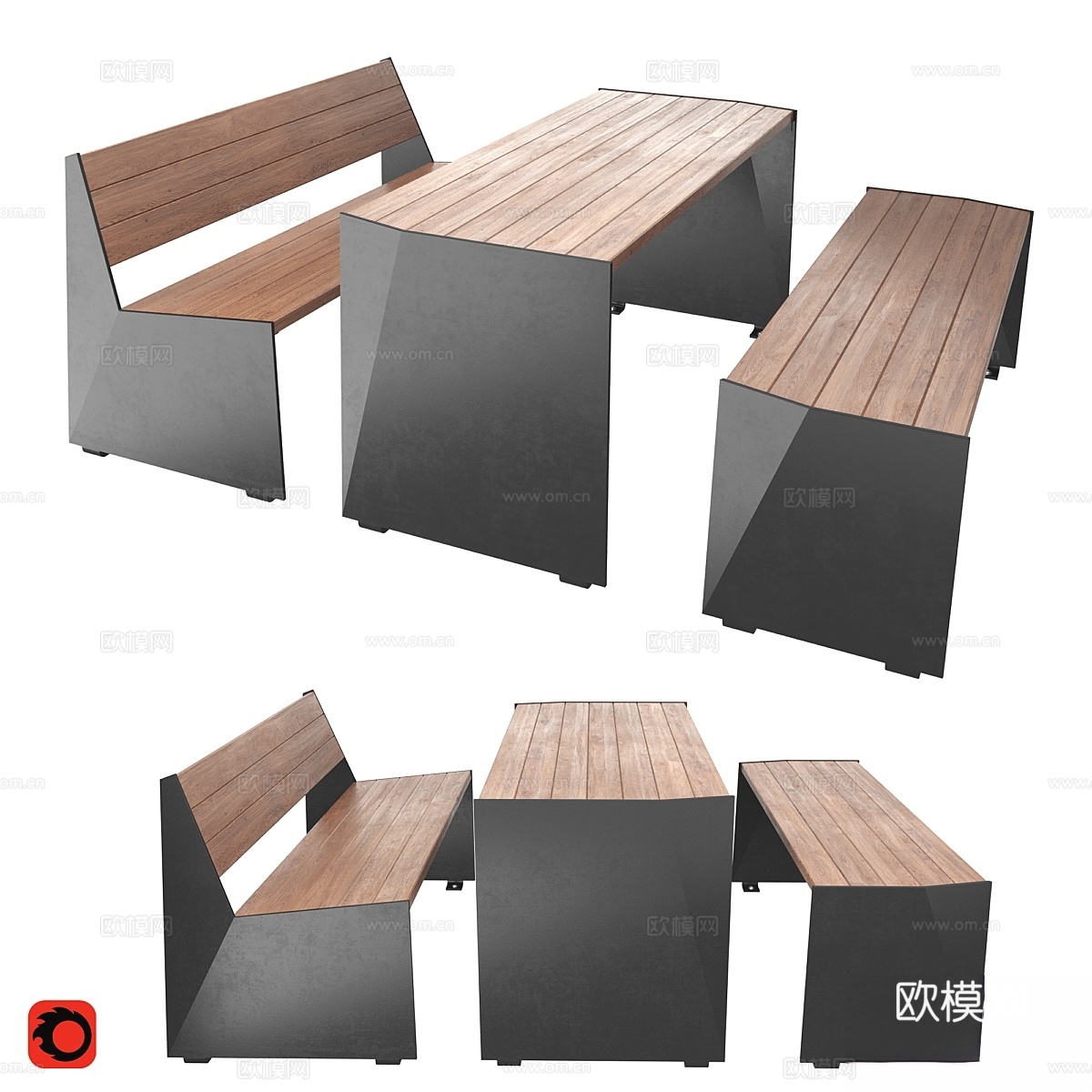 户外威灵顿套装3d模型