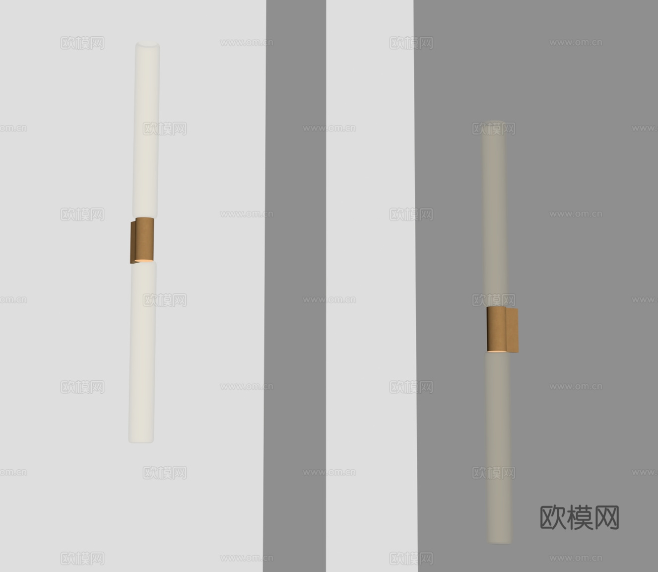 现代壁灯 玻璃壁灯su模型