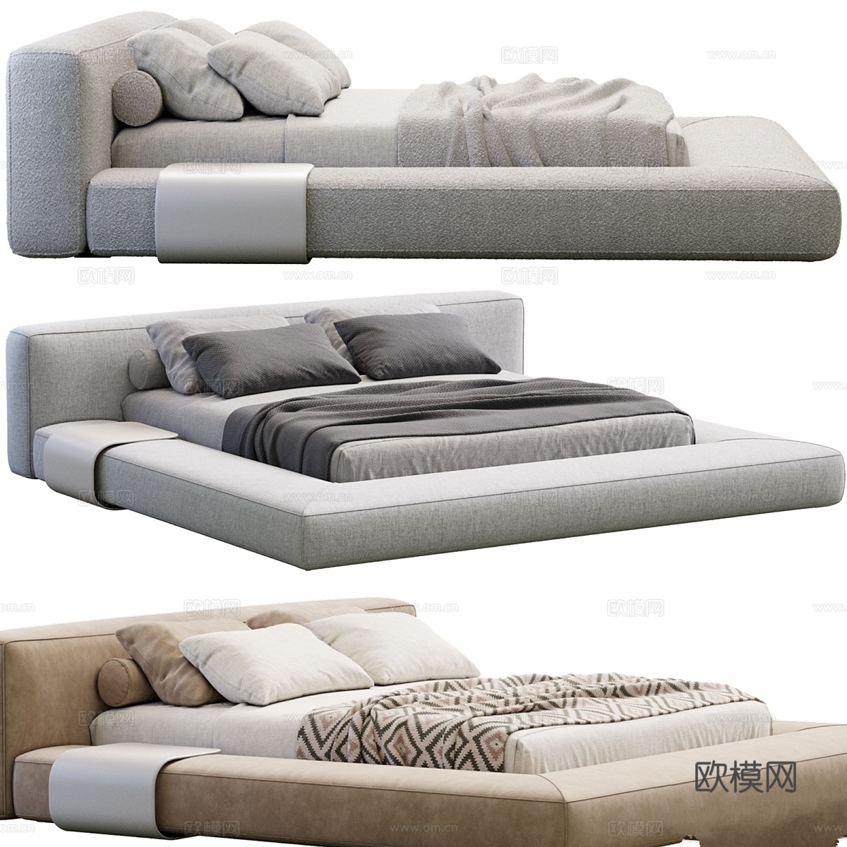 By Puffy Bed3d模型